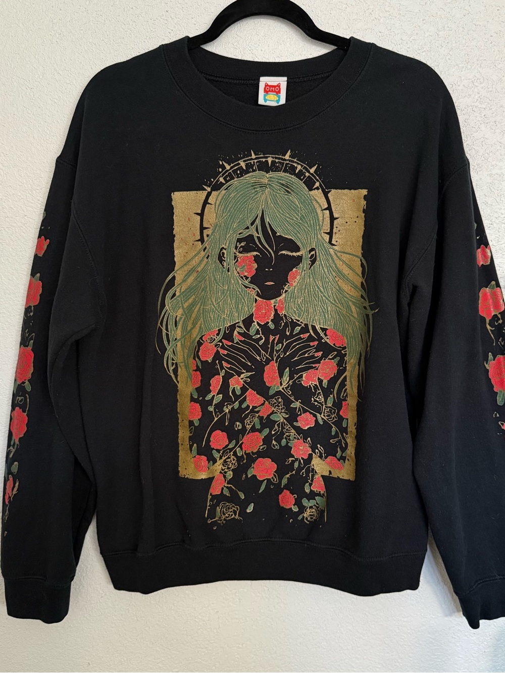 OMOCAT Roses Sweatshirt